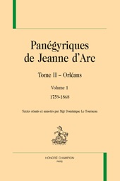 E-book, Panégyriques de Jeanne d'Arc, H. Champion
