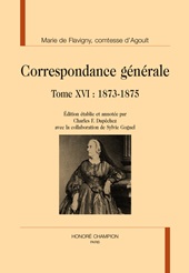 E-book, Correspondance générale, H. Champion