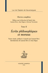 E-book, Écrits philosophiques et moraux, H. Champion