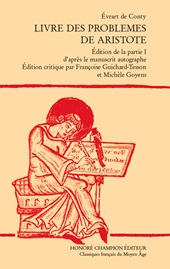 m, Livre des problemes de Aristote : édition de la partie I d'après le manuscrit autographe, H. Champion