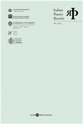 Fascicolo, Italian Poetry Review : XIX, 2024, Società editrice fiorentina