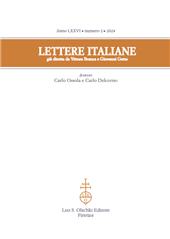 Articolo, La silloge per Giberti di Girolamo Verità : note preliminari, L.S. Olschki