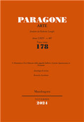 Fascicolo, Paragone : rivista mensile di arte figurativa e letteratura. Arte : LXXV, 178, 2024, Mandragora