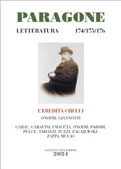 Fascicolo, Paragone : rivista mensile di arte figurativa e letteratura. Letteratura : LXXV, 174/175/176, 2024, Mandragora