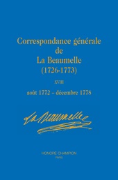 m, Correspondance générale de La Beaumelle (1726-1773), H. Champion