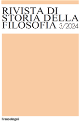 fr, Rivista di storia della filosofia : LXXIX, 3, 2024, Franco Angeli