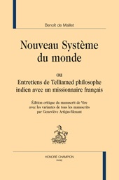 E-book, Nouveau système du monde ou Entretiens de Telliamed philosophe indien avec un missionnaire français, Honoré Champion