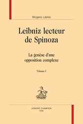 E-book, Leibniz lecteur de Spinoza : la genèse d'une opposition complexe, Honoré Champion