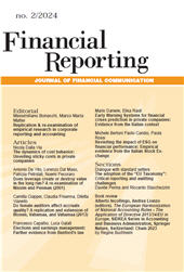 Issue, Financial reporting : bilancio, controlli e comunicazione d'azienda : 2, 2024, Franco Angeli