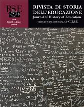 fr, Rivista di storia dell'educazione = Journal of history of education : the official journal of CIRSE : XI, 2, 2024, Firenze University Press
