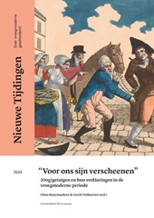 E-book, "Voor ons sijn verscheenen" : (oog)getuigen en hun verklaringen in de vroegmoderne periode, Leuven University Press