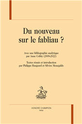m, Du nouveau sur le fabliau ?, Honoré Champion editeur