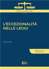 E-book, L'eccezionalità nelle leggi, Key editore