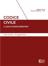 E-book, Codice civile e leggi complementari : aggiornato al D.Lgs. 6.09.2024, n. 125, Key editore