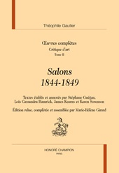 m, Œuvres complètes : critique d'art : Tome II : salons : 1844-1849, H. Champion