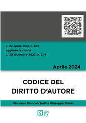 m, Codice del diritto d'autore : Legge 22 aprile 1941, n. 633 aggiornata con la Legge 30 dicembre 2023, n. 214, Key editore