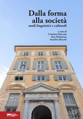 E-book, Dalla forma alla società : studi linguistici e culturali, Genova University Press