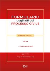 m, Formulario degli atti del processo civile, Key editore