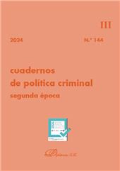 Issue, Cuadernos de Política Criminal : 144, III, 2024, Dykinson