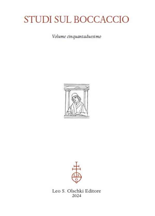 Fascículo, Studi sul Boccaccio : LII, 2024, L.S. Olschki