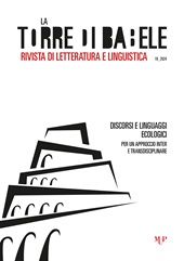 Fascicolo, La Torre di Babele : rivista di Letteratura e Linguistica : 19, 2024, Monte Università Parma