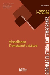 Issue, Giornale di storia contemporanea : 1/2, 2024, Pellegrini
