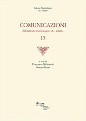 E-book, Comunicazioni dell'Istituto papirologico G. Vitelli, 15, Firenze University Press