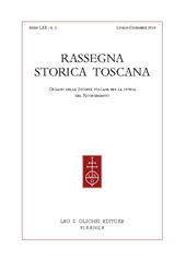 Fascicolo, Rassegna storica toscana : LXX, 2, 2024, L.S. Olschki