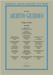Fascicolo, Archivio giuridico Filippo Serafini : CLVI, 4, 2024, Enrico Mucchi Editore