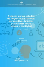 E-book, Avances en los estudios de lingüística hispánica : perspectivas teóricas y aplicadas entre lengua y sociedad, Dykinson