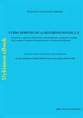 E-book, Curso derecho de la seguridad social I y II : estructura y regímenes del sistema, encuadramiento, cotización y recaudación y normas comunes de las prestaciones e incapacidad temporal, Dykinson
