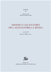 Capitolo, Maestro di monarchia : Didimo Calcentero o Ario Didimo?, Edizioni di storia e letteratura