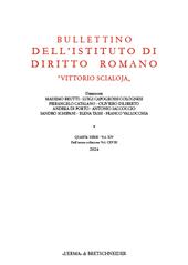 Articolo, Sugli ordinamenti giuridici dei popoli dell'Italia preromana ad un secolo dall'opera di Arthur Rosemberg : alcune considerazioni di carattere metodologico, "L'Erma" di Bretschneider
