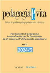 Fascicolo, Pedagogia e vita : rivista di problemi pedagogici, educativi e didattici : 82, 3, 2024, Studium