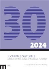 Fascicule, Il capitale culturale : studies on the value of cultural heritage : 30, 2, 2024, EUM-Edizioni Università di Macerata