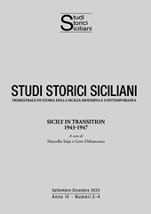 Fascicolo, Studi storici siciliani : trimestrale di storia della Sicilia moderna e contemporanea : IV, 3/4, 2024, C.I.R.C.E. - Centro Internazionale di Ricerca per la Storia e per la Cultura Eoliana
