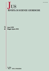 Fascicolo, Jus : rivista di scienze giuridiche : LXXI, 2, 2024, Vita e Pensiero