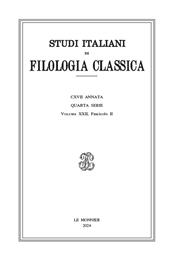 Articolo, Indice dell'annata, Le Monnier