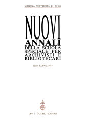 Issue, Nuovi annali della scuola speciale per archivisti e bibliotecari : XXXVIII, 2024, L.S. Olschki