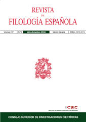 fr, Revista de filología española : CIV, 2, 2024, CSIC, Consejo Superior de Investigaciones Científicas