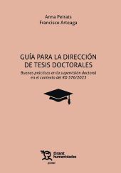 E-book, Guía para la dirección de tesis doctorales : buenas prácticas en la supervisión doctoral en el contexto del RD 576/2023, Tirant Humanidades