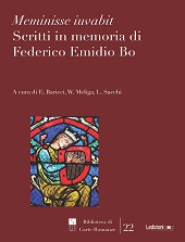 eBook, Meminisse iuvabit : scritti in memoria di Federico Emidio Bo, Ledizioni
