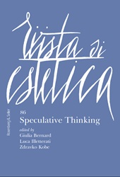 Fascicolo, Rivista di estetica : 86, 2, 2024, Rosenberg & Sellier