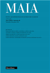 Issue, Maia : rivista di letterature classiche : LXXVI, 3, 2024, Morcelliana