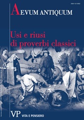 Articolo, Percorsi del materiale tradizionale dall'antichità ai nostri giorni : algunas precisiones, Vita e Pensiero