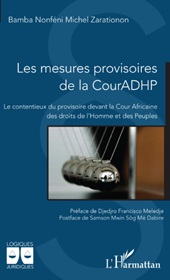 E-book, Les mesures provisoires de la CourADHP : le contentieux du provisoire devant la Cour africaine des droits de l'homme et des peuples, L'Harmattan