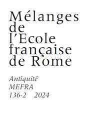 Articolo, Storia di un sopravvissuto e delle sue relazioni : entourages politici e gestione del potere nel I sec. d.C., École française de Rome