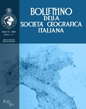 Issue, Bollettino della Società Geografica Italiana : 8, 1, 2025, Firenze University Press