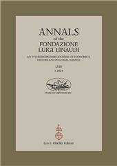 Issue, Annali della Fondazione Luigi Einaudi : LVIII, 2024, L.S. Olschki