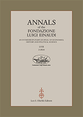 Issue, Annals of the Fondazione Luigi Einaudi : an Interdisciplinary Journal of Economics, History and Political Science : LVIII, 2, 2024, L.S. Olschki